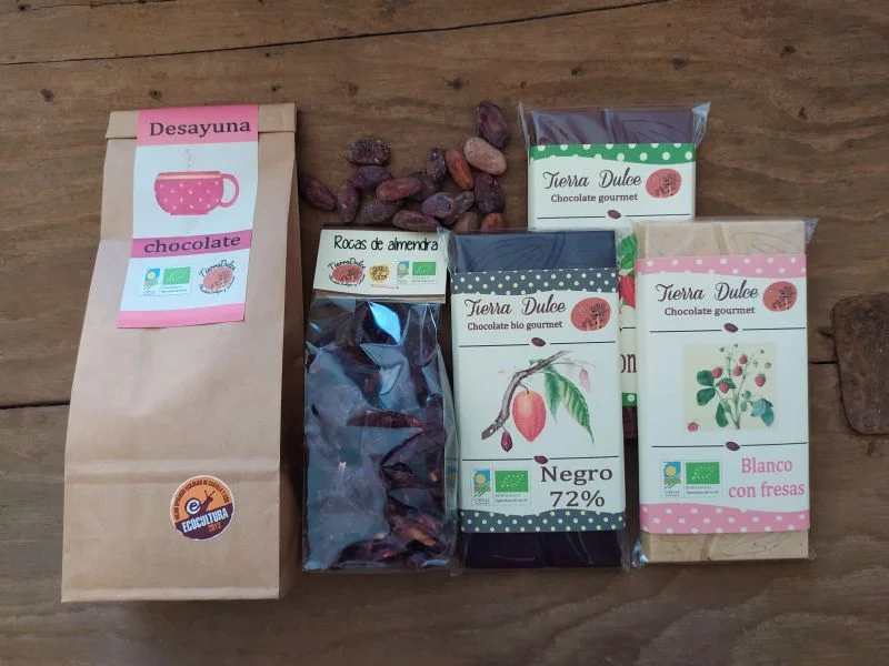 Tierra Dulce cacao productos.webp